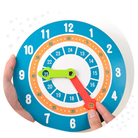 Horloge Montessori pour apprendre l'heure