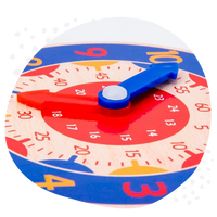 Horloge pour apprendre l'heure selon la méthode Montessori