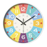 Horloge murale ronde montessori format 24 heure