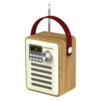 Mini radio réveil portable