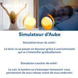 Réveil Simulateur D'Aube <br> Radio et WIFI