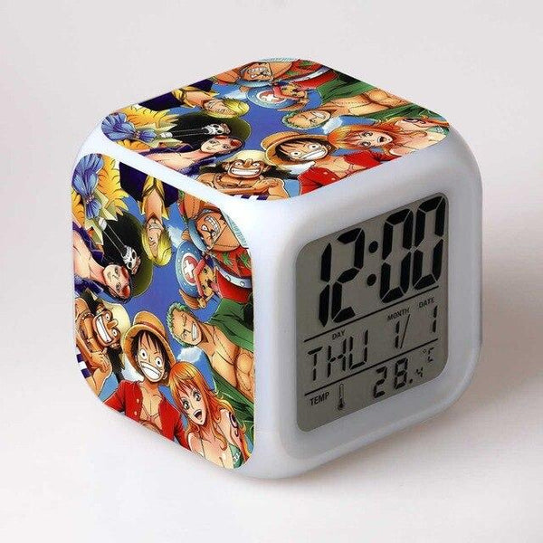 Réveil One Piece Équipage au Chapeau de Paille